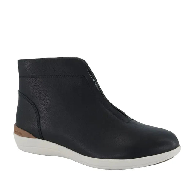 Homyped Womens Gail Zip Front Boot Black