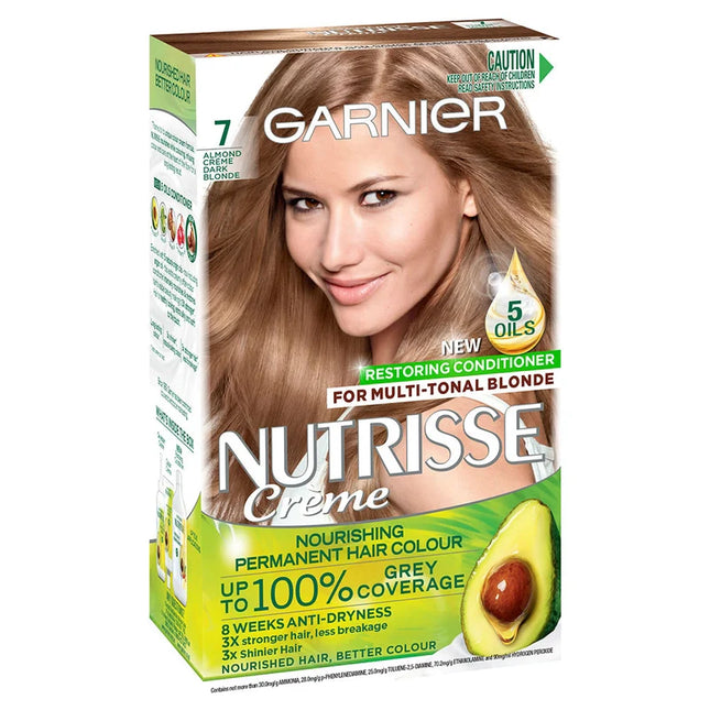 Garnier Nutrisse 7.0 Hair Colour Almond Creme - OhYouLuckyDuck.com.au