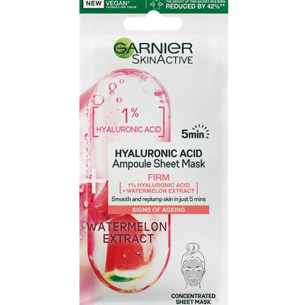 Garnier 5 Min Ampoule Sheet Mask Watermelon - OhYouLuckyDuck.com.au