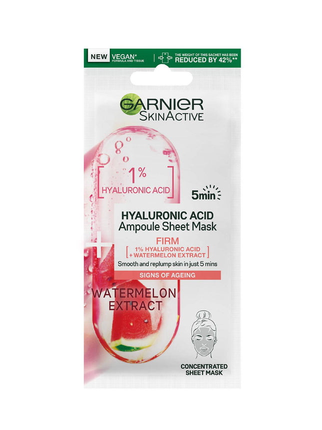 Garnier 5 Min Ampoule Sheet Mask Watermelon - OhYouLuckyDuck.com.au