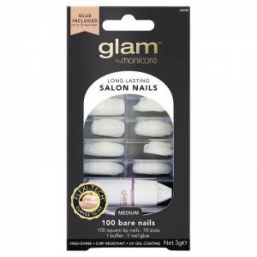 Glam By Manicare 100 Bare Nails Medium - OhYouLuckyDuck.com.au