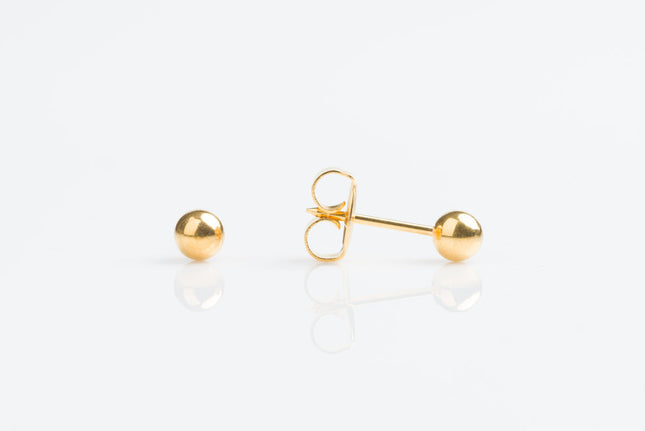Adnohr System75 24K Gold Earrings 4mm