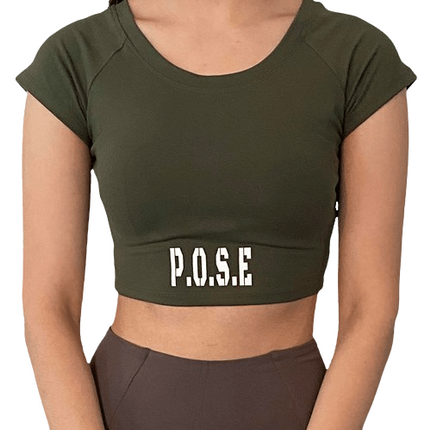 P.O.S.E Optimum Gym Sports Crop Top