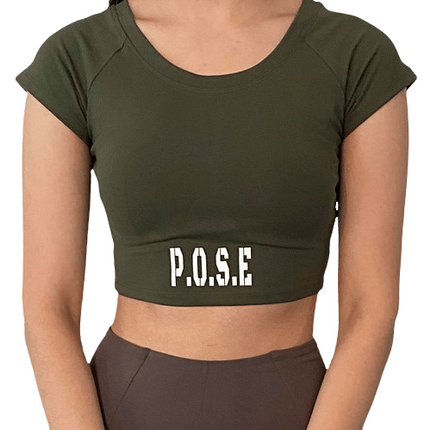 P.O.S.E Optimum Gym Sports Crop Top