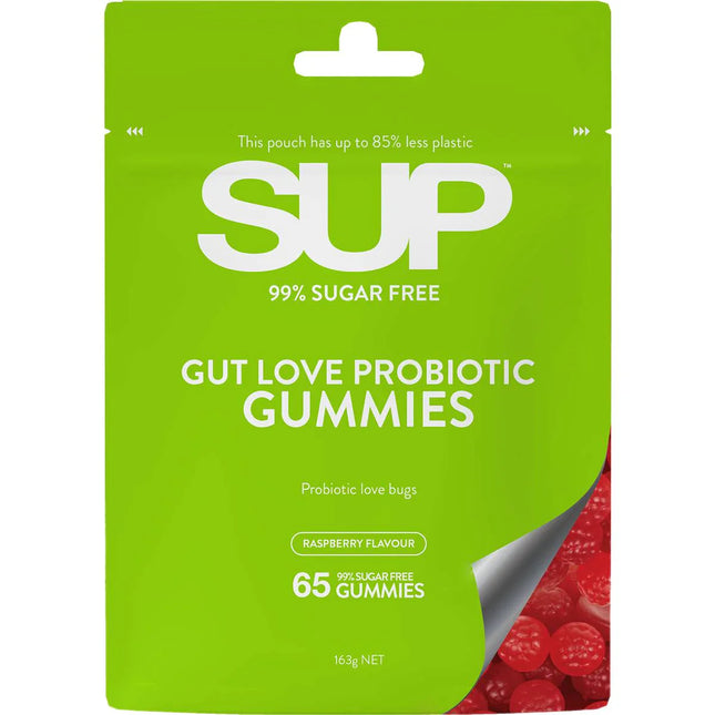 Sup Gut Love Probiotic Gummies Raspberry Flavour 65