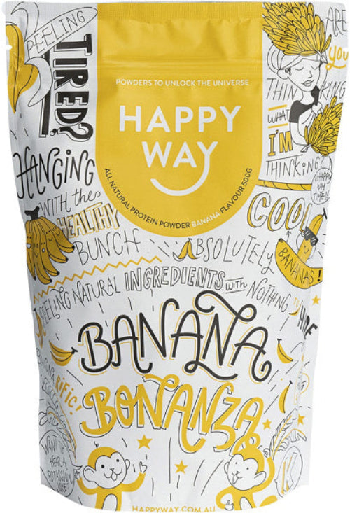 Happy Way Whey Protein Banana 500G
