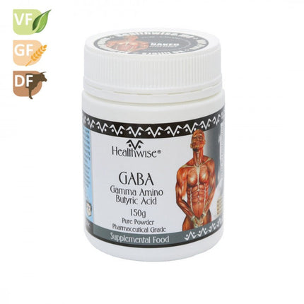 HealthWise GAba Powder for Relaxation and Nervous System Support 150g