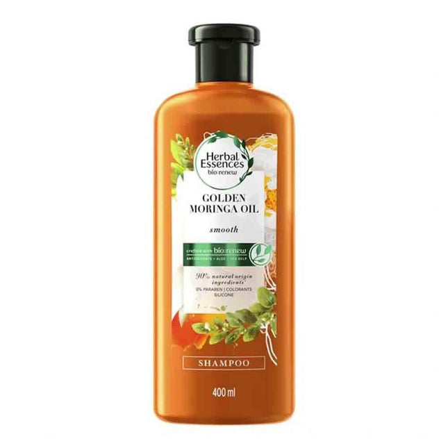 Herbal Essences Smoothing Shampoo Golden Moringa Oil 400mL - OhYouLuckyDuck.com.au