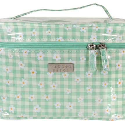 Wicked Sista Gingham Buds Fresh Small Beauty Case