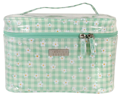 Wicked Sista Gingham Buds Fresh Small Beauty Case