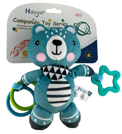 Hoogar Sensory Blue Bear Toy 21cm