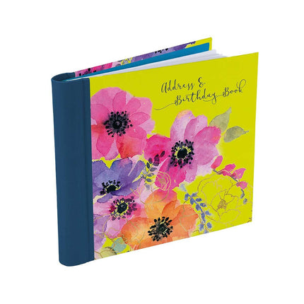The Gifted Stationery Co Anemones Address and Birthday Book