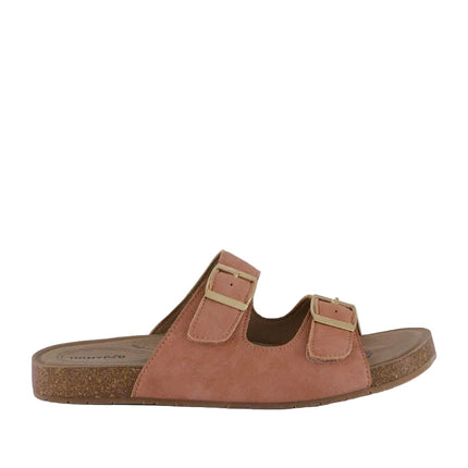 Homyped Twin Narrow Fit Leather Sandals in Mushroom Size 9