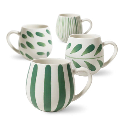 Robert Gordon Hug Me Mugs Set of 4 Ceramic Coffee Cups
