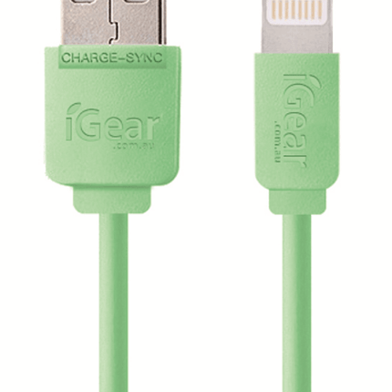 Igear Cable Charge/sync Iphone 1m Green