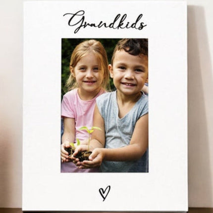 Splosh Silver Heart Grandkids Photo Frame 15 x 10CM