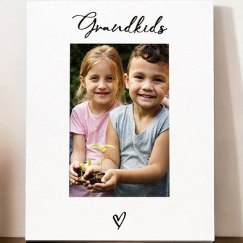 Splosh Silver Heart Grandkids Photo Frame 15 x 10CM