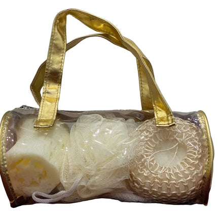 In Retro Spa Bath Indulgence Gift Set 4 Piece with Cylinder Bag
