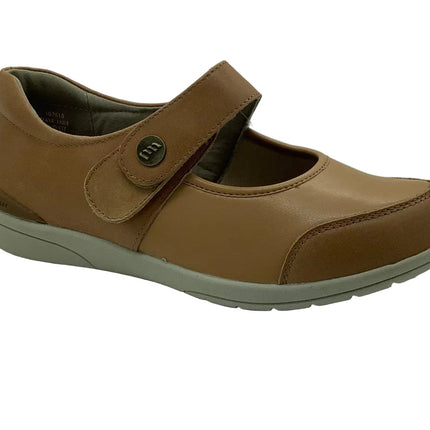 Homyped Maya Jane Womens Comfort Mary Jane Shoes in Taupe Size 9