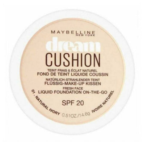 Maybelline Dream Cushion Liquid Foundation in a Compact Natural Ivory