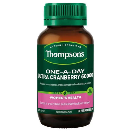 Thompson's One A Day Ultra Cranberry 60000 60 Capsules