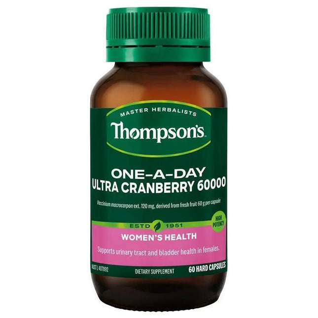 Thompson's One A Day Ultra Cranberry 60000 60 Capsules