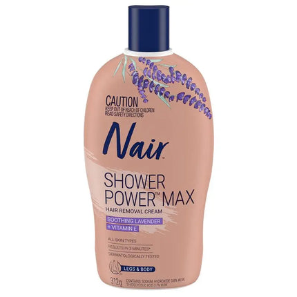 Nair Shower Power Max Hair Removal Cream 312G