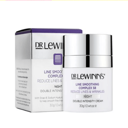 Dr Lewinns Line Smoothing Complex S8 Double Intensity Night Cream 30G - OhYouLuckyDuck.com.au