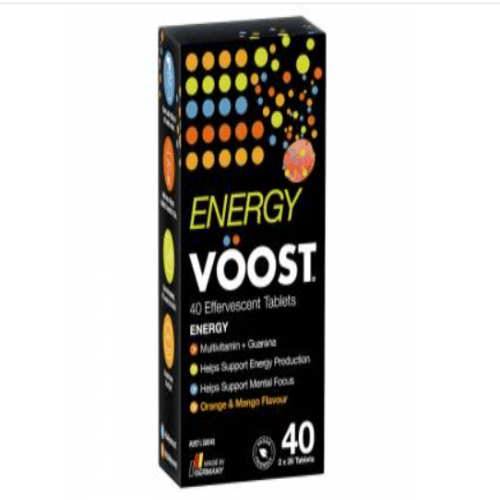 Voost Energy Orange&Mango Effervescent Tablet 40P - OhYouLuckyDuck.com.au