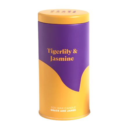 Bloom Collection - Tigerlily & Jasmine 70-Hour Candle