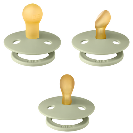 Bibs Pacifer Sage Size 1