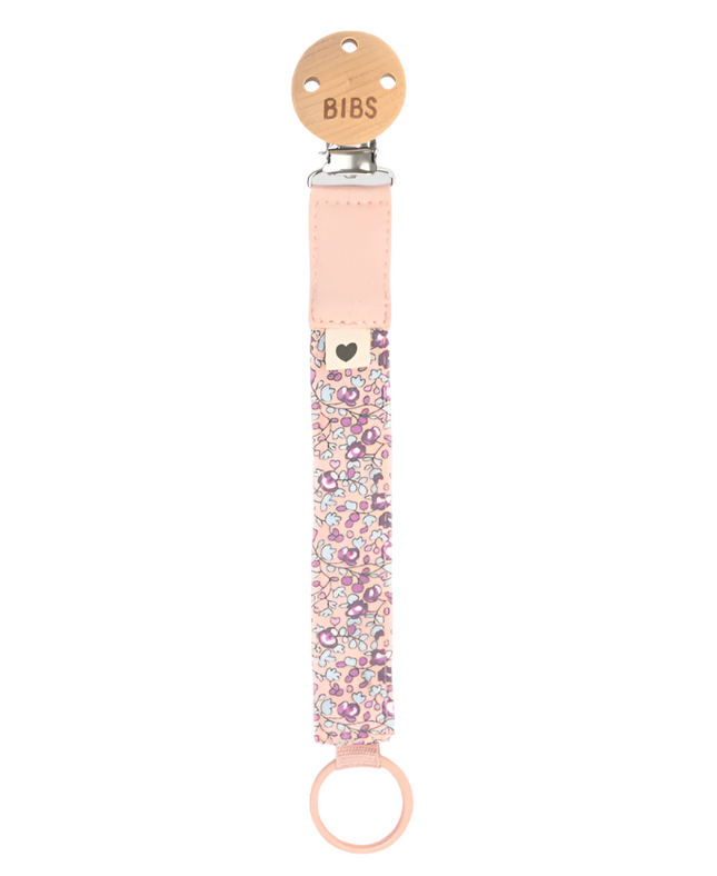 Bibs X Liberty Pacifier Clip Eloise/Blush
