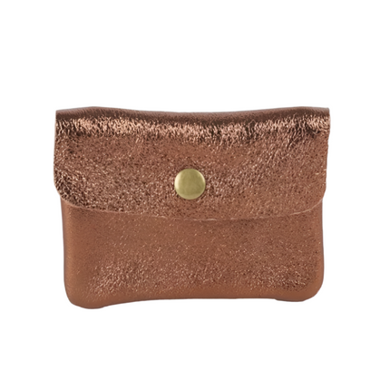Maison Fanli Coin Purse Metallic Bronze