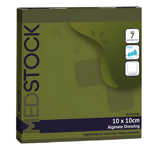 Medstock Alginate Dressing 10X10CM