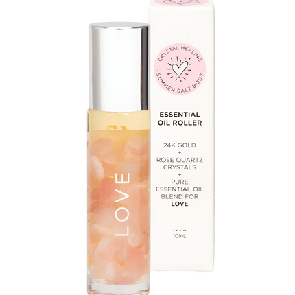 Summer Salt Essential Oil Roller Love -  (Rose Quartz) 10ML