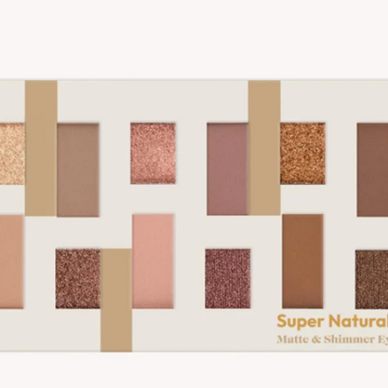 Designer Brands Matte & Shimmer Eyeshadow Palette Super Natural