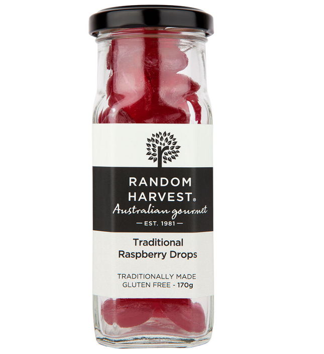 Random Harvest Traditional Raspberry Drops 170G