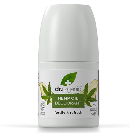 Dr Organic Deodorant Roll On Org Hemp Oil 50ML