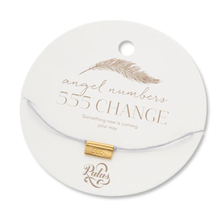 Palas Angel Numbers 555 Change Bracelet