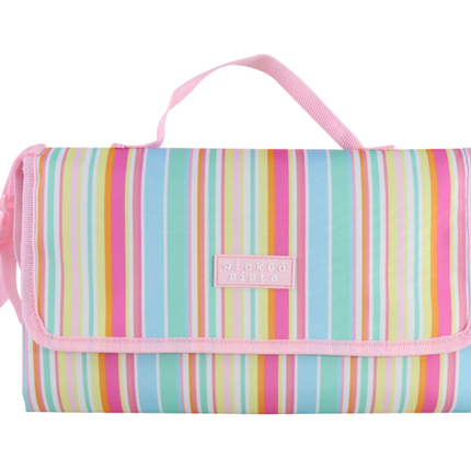 Wicked Sista Nappy Change Mat Candy Stripes