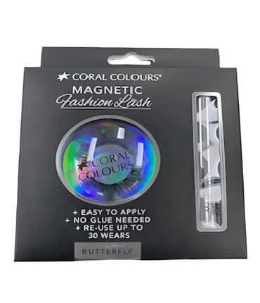 Coral Colours Magnetic Eyelash Green Butterfly