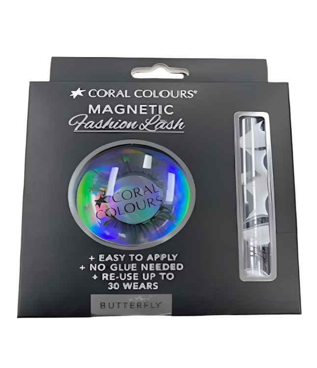 Coral Colours Magnetic Eyelash Green Butterfly