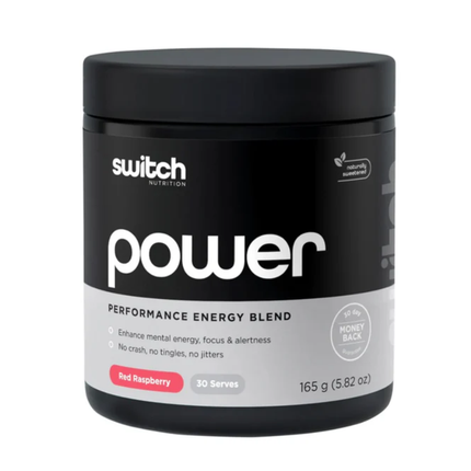 Switch Nutrition Power Perfomance Energy Blend Red Raspberry 165G