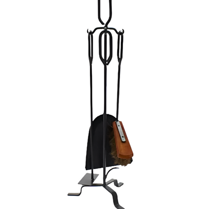Fire Tool 4 Piece Set & Stand 72CM