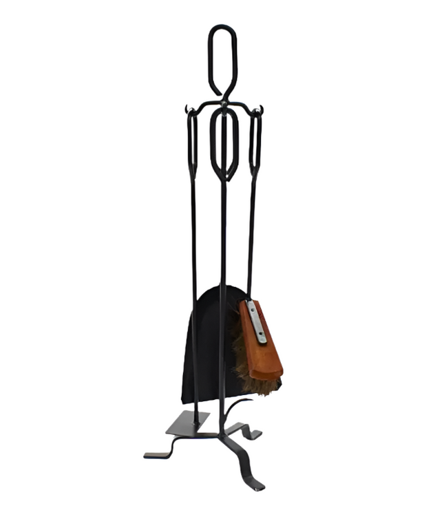Fire Tool 4 Piece Set & Stand 72CM