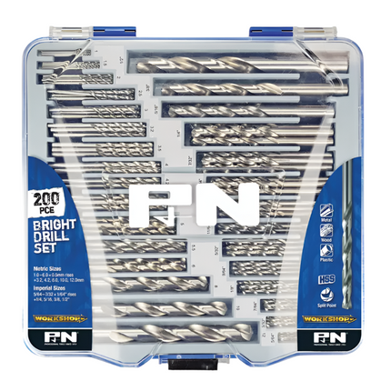P And N Drill Bit Set 200 Piece