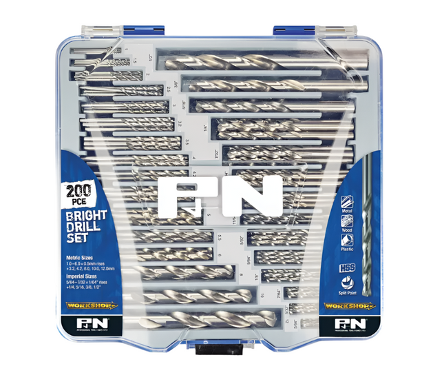 P And N Drill Bit Set 200 Piece