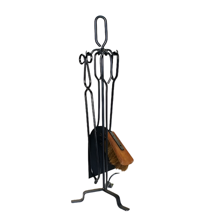 Fire Tool 4 Piece W/Tongs