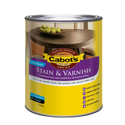 Cabots Stain Varnish Water Based Tint Base 4L