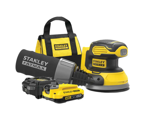 Stanley FatMax Sander Orbit Random 18V V20 Cordless Kit